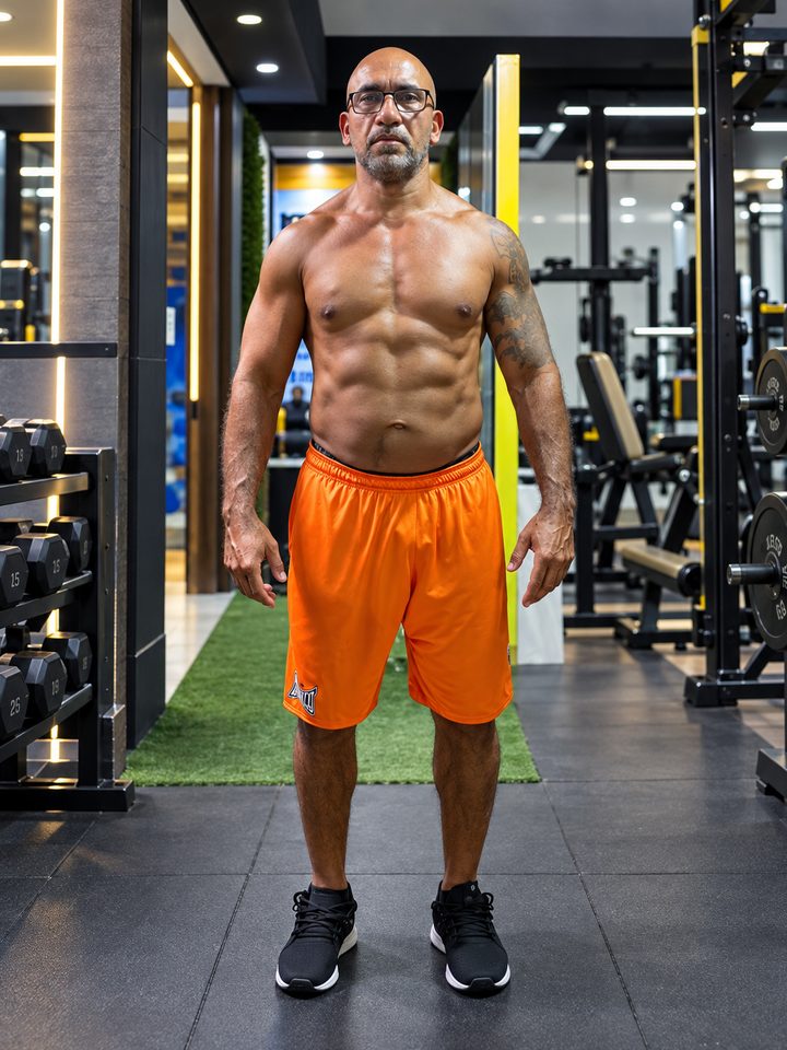 Hilto Garcia depois: 89 kg e 12% de gordura